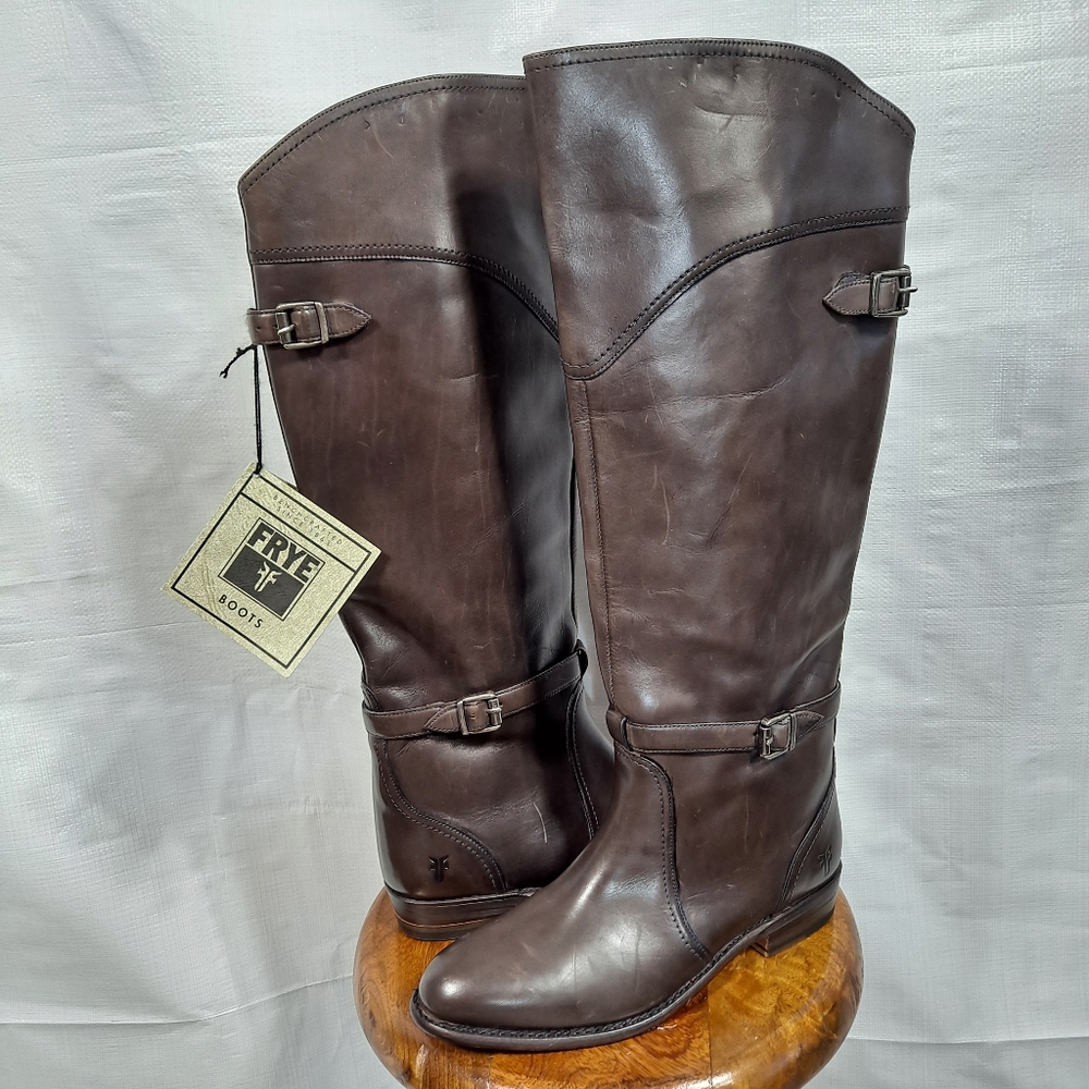 Frye Dark Brown Durango Riding Boots NWT